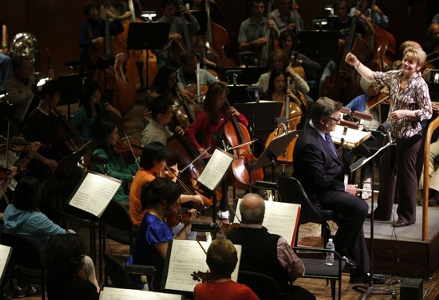 Photo Coverage: Alec Baldwin's NY Philharmonic Rehearsal Photo Coverage: Alec Baldwin's NY Philharmonic Rehearsal Image