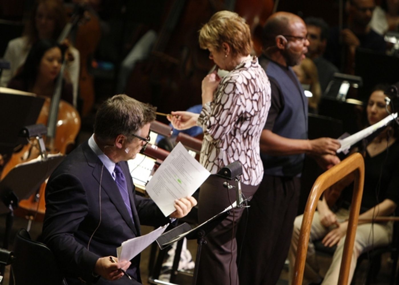 Photo Coverage: Alec Baldwin's NY Philharmonic Rehearsal Photo Coverage: Alec Baldwin's NY Philharmonic Rehearsal Image