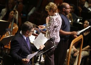Alec Baldwin and Marin Alsop Photo