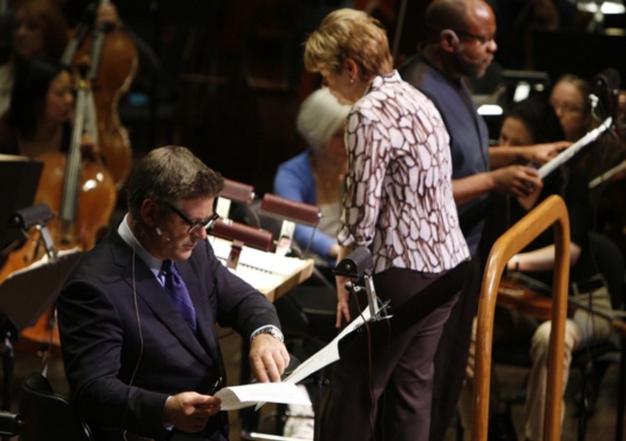 Photo Coverage: Alec Baldwin's NY Philharmonic Rehearsal Image