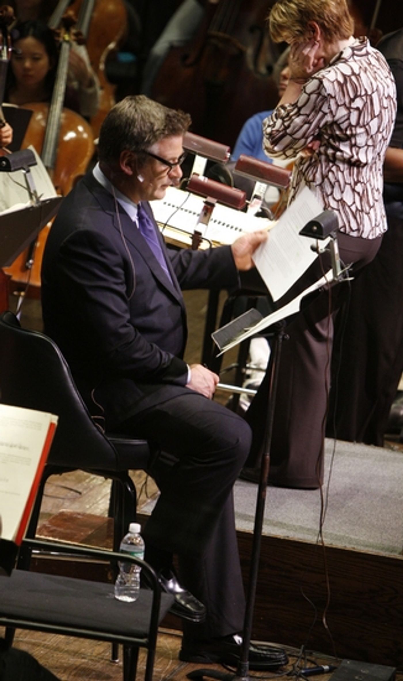 Photo Coverage: Alec Baldwin's NY Philharmonic Rehearsal Photo Coverage: Alec Baldwin's NY Philharmonic Rehearsal Image