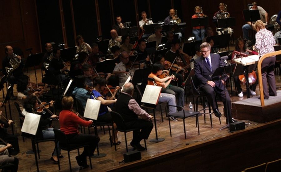 Photo Coverage: Alec Baldwin's NY Philharmonic Rehearsal Image