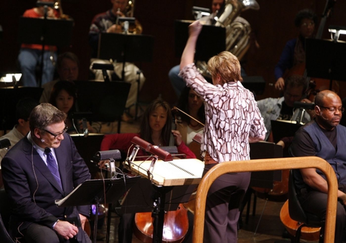 Photo Coverage: Alec Baldwin's NY Philharmonic Rehearsal Photo Coverage: Alec Baldwin's NY Philharmonic Rehearsal Image