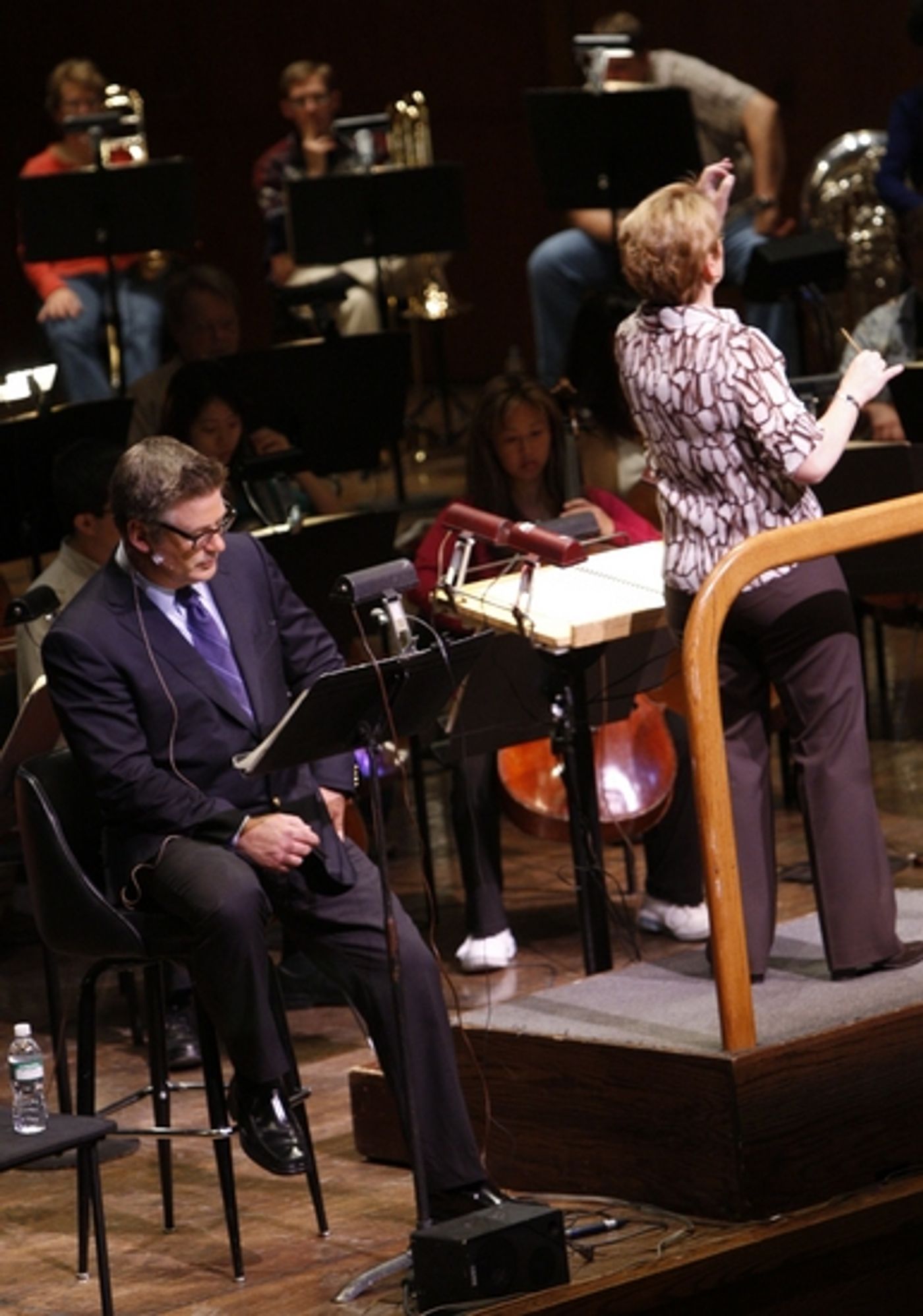 Photo Coverage: Alec Baldwin's NY Philharmonic Rehearsal Photo Coverage: Alec Baldwin's NY Philharmonic Rehearsal Image