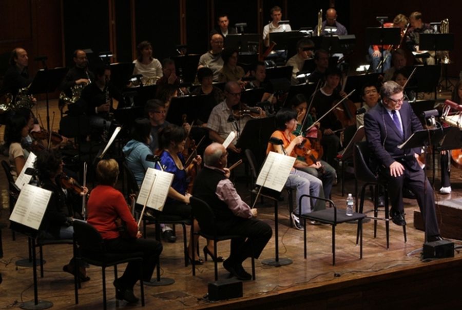 Photo Coverage: Alec Baldwin's NY Philharmonic Rehearsal Image