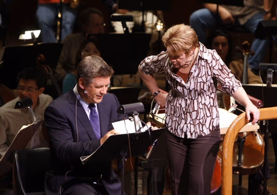 Photo Coverage: Alec Baldwin's NY Philharmonic Rehearsal Image