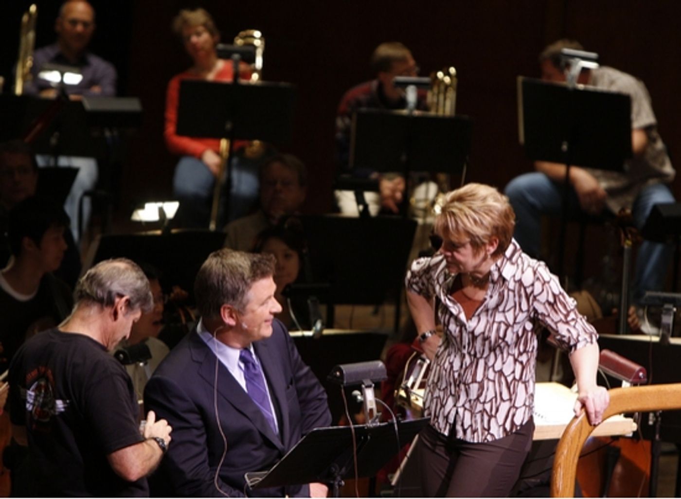 Photo Coverage: Alec Baldwin's NY Philharmonic Rehearsal Photo Coverage: Alec Baldwin's NY Philharmonic Rehearsal Image