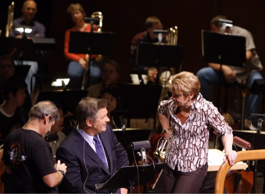 Photo Coverage: Alec Baldwin's NY Philharmonic Rehearsal Image