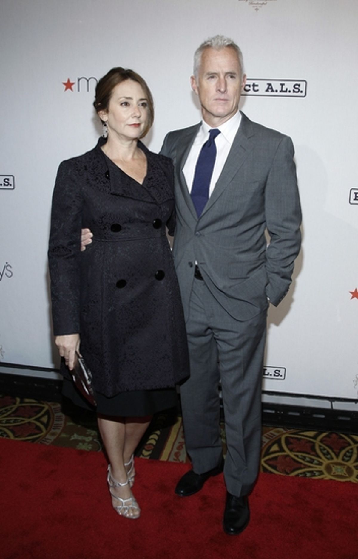 Talia Balsam and John Slattery at 
