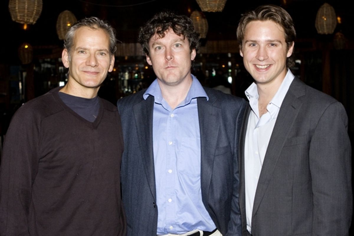 Campbell Scott, Ronan Noone and Justin Waldman

 at 