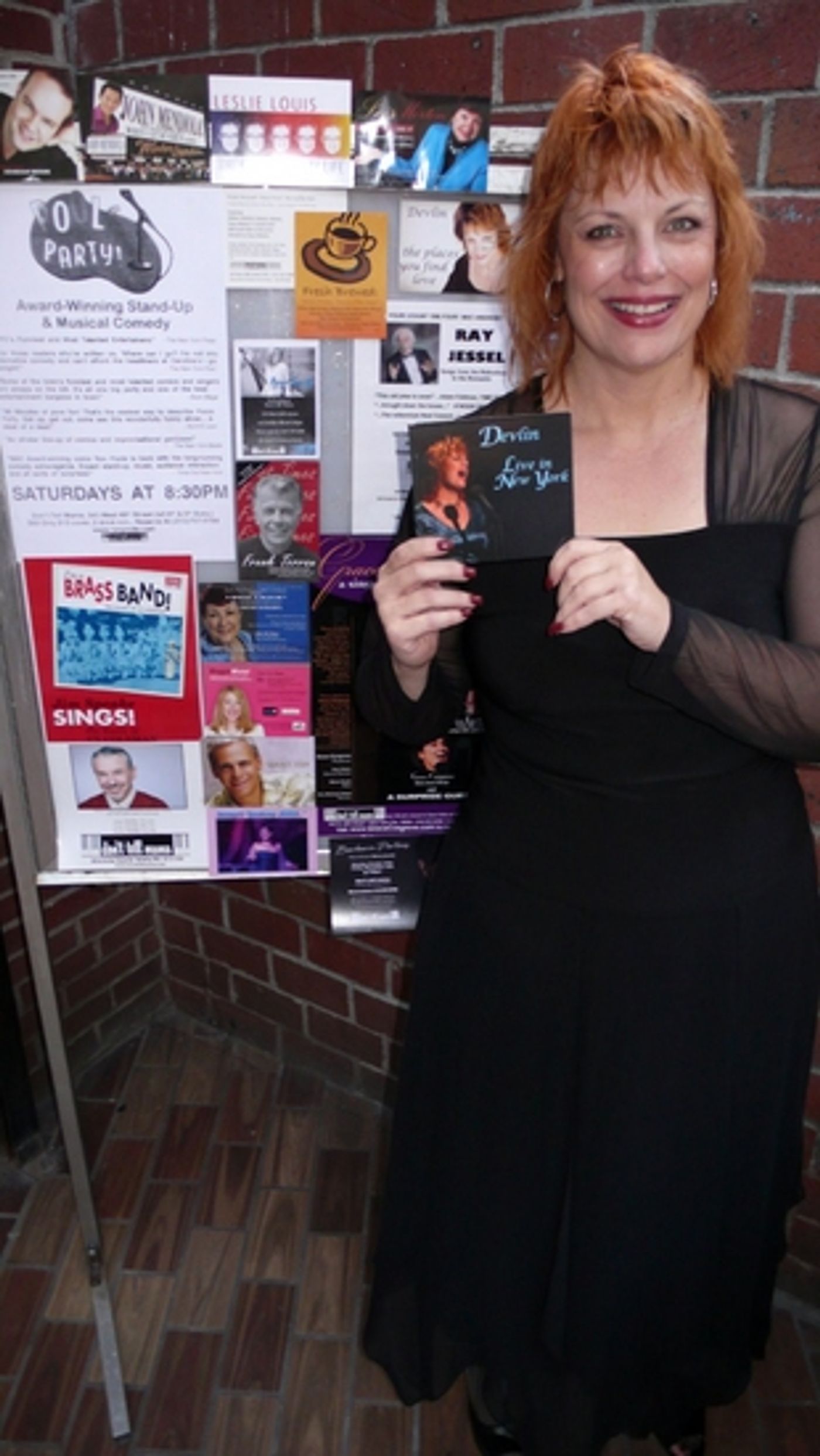 Photo Coverage: Devlin in Rehearsal for 'The Places You Find Love' at Don't Tell Mama  Image