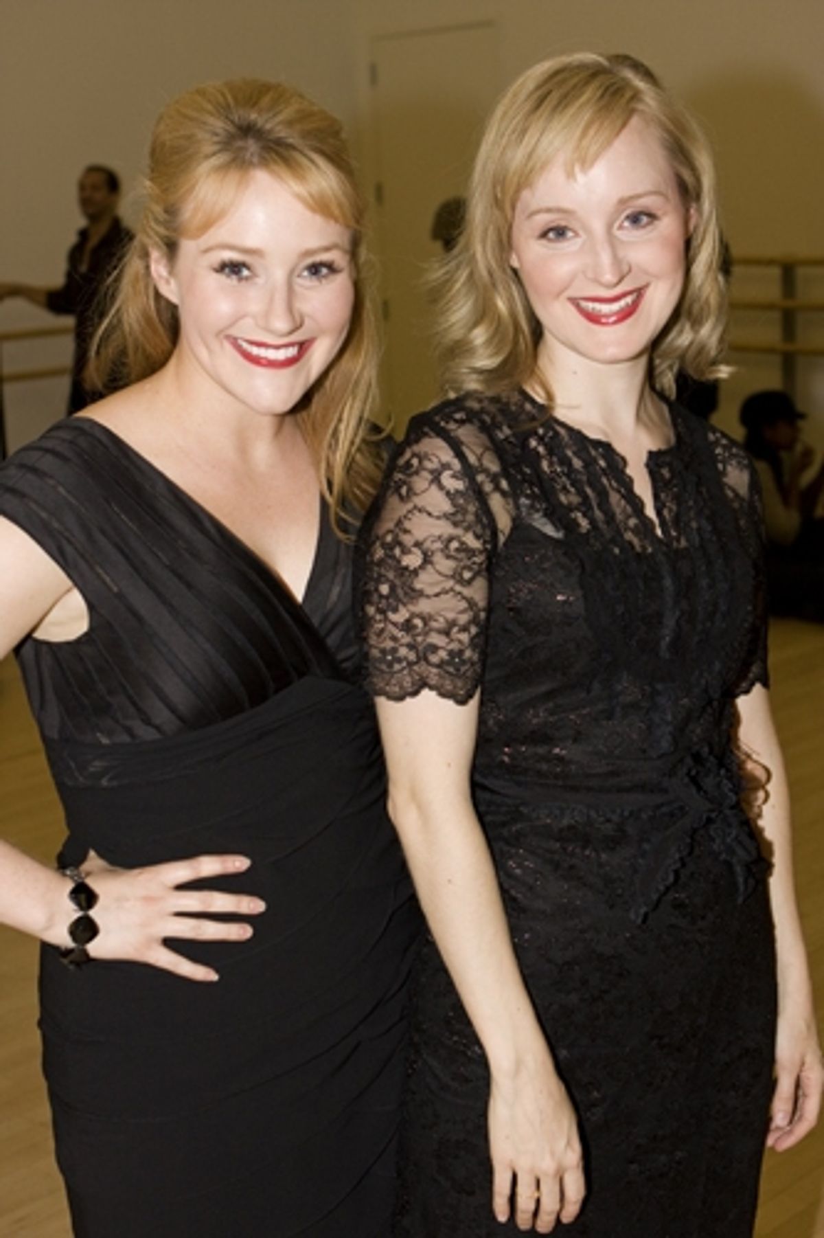 Betsy Wolfe and Erin Davie  at 