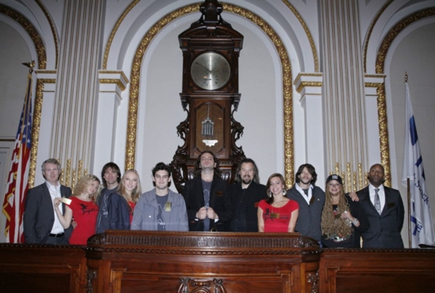 Photo Flash: ROCK OF AGES Cast Rings NYSE Opening Bell  Image