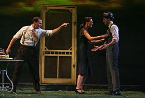 Patrick Wilson, Katie Holmes and Christian Camargo Photo