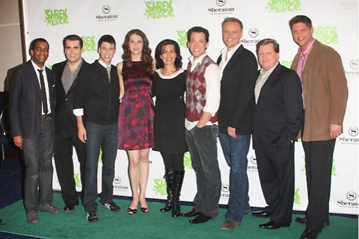 Photo Coverage: SHREK THE MUSICAL Cast & Creative Team Meets the Press  Image