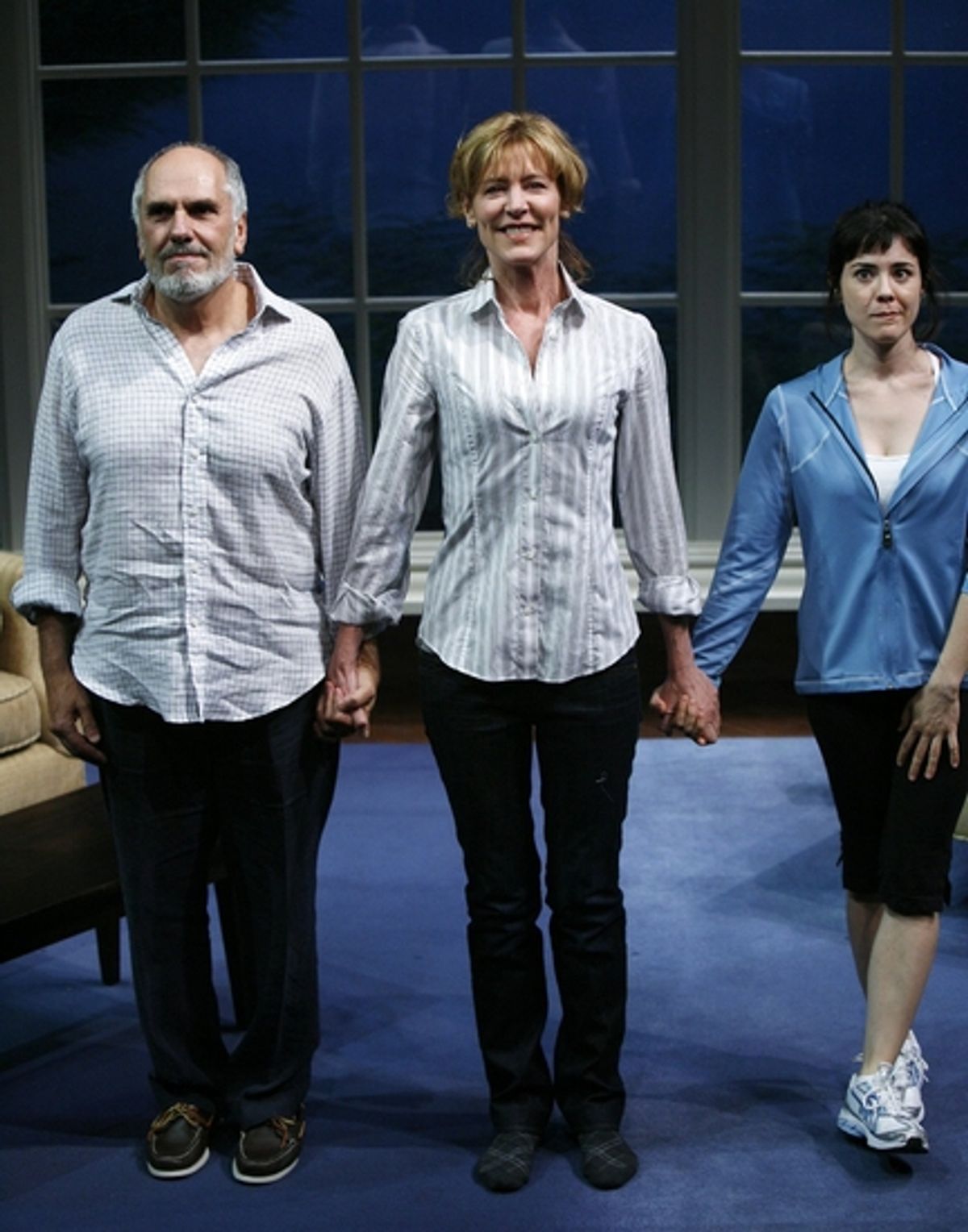 Michael Cristofer, Christine Lahti and Laura Odeh
 at 