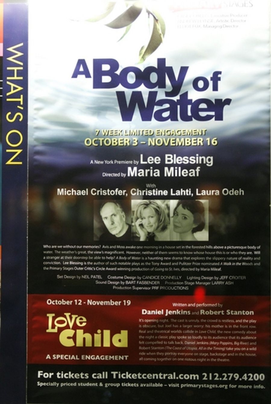 Photo Coverage: A BODY OF WATER Curtain Call and After Party Image