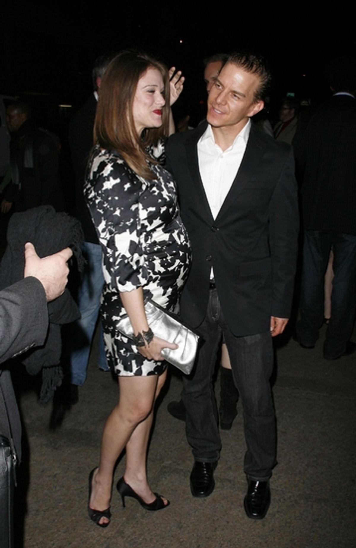 Melissa Hoff and Christian Hoff at 