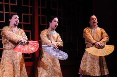 Chad Armstrong, Ubaldo Feliciano-Hernandez & Michael Boley as Ping, Pang & Pong

 Photo