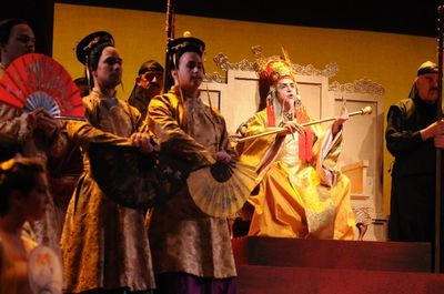 Anthony Laciura as The Emperor with The Royal Court

 Photo