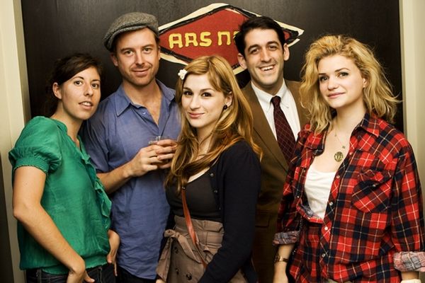 Carly Mensch, Lucas Near-Verbrugghe, Aya Cash, Evan Cabnet and Megan Ferguson

 Photo