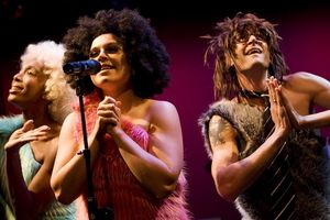 Francesca Harper, Katrina Yaukey and Chad Schiro Photo