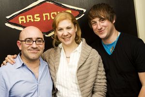 Jon Steingart, Jenny Wiener Steingart and Jason Eagan

 Photo