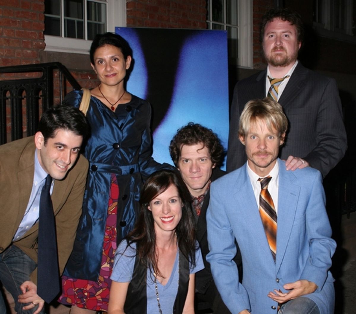 Evan Cabnet, Gina Gionfriddo, Carrie Shaltz, Adam Rapp, Alex Kilgore and Mark Schultz at 