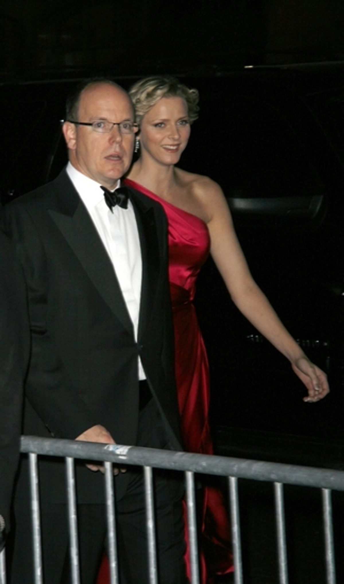 Prince Albert II of Monaco and Charlene Wittstock at 