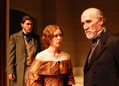 Michael A. Newcomer, Kirsten Potter and Tony Amendola  Photo