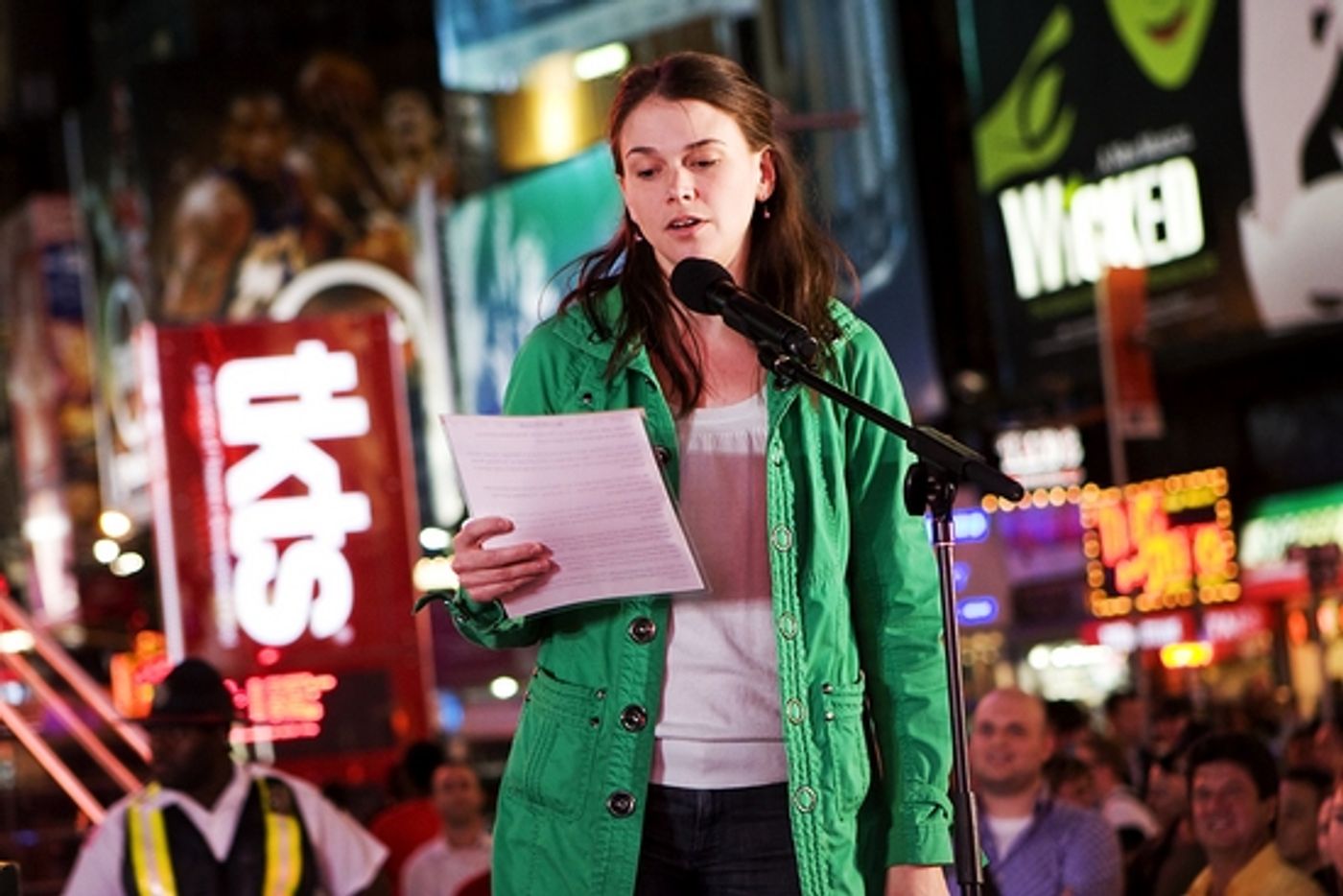 Photo Coverage: Inaugural Lighting of the New TKTS Booth Photo Coverage: Inaugural Lighting of the New TKTS Booth Image