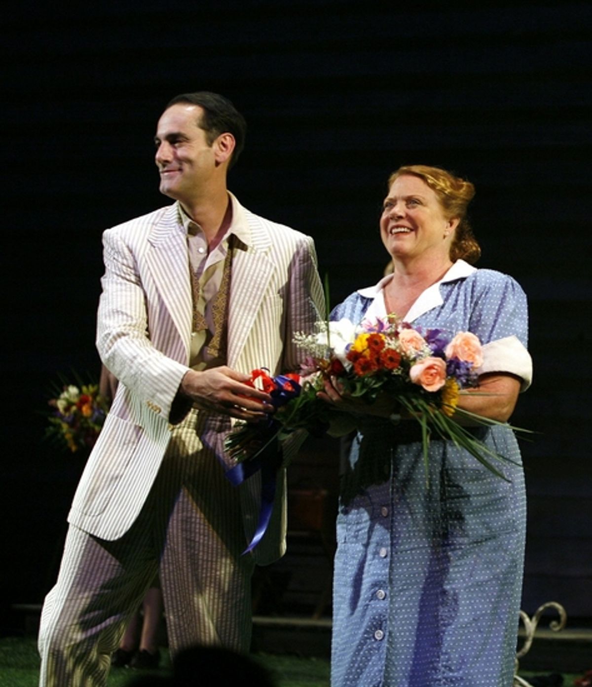 Damian Young and Becky Ann Baker at 