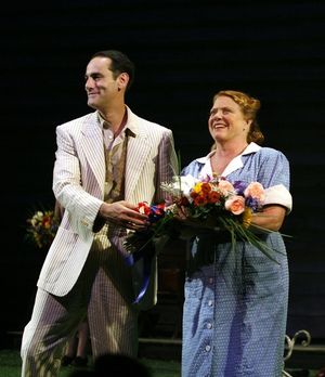 Damian Young and Becky Ann Baker Photo