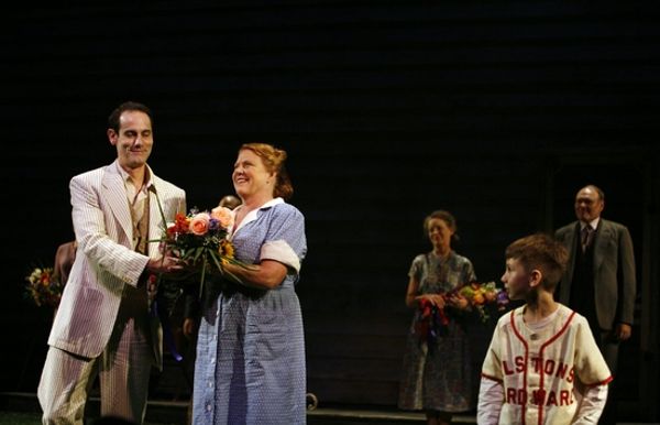 Damian Young, Becky Ann Baker and Michael D'Addario

 Photo