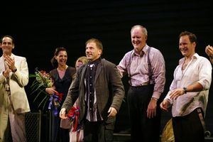 Simon McBurney and the cast Photo