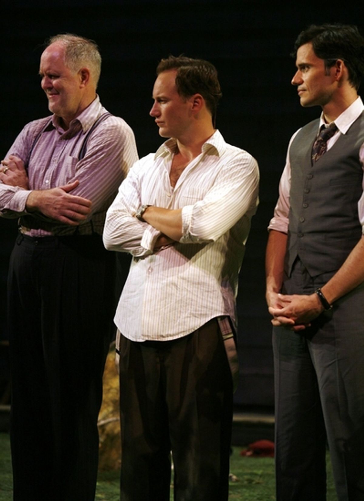 John Lithgow, Patrick Wilson and Christian Camargo
 at 