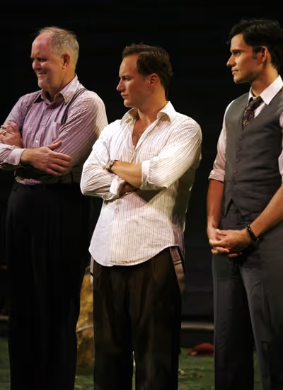 John Lithgow, Patrick Wilson and Christian Camargo
 Photo