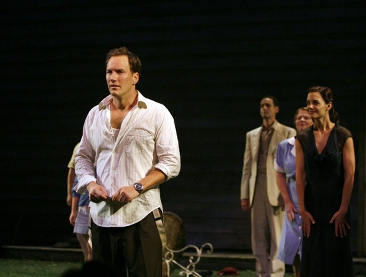 Patrick Wilson, Katie Holmes at 