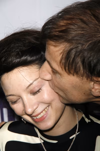 Simon McBurney and Wife

 Photo