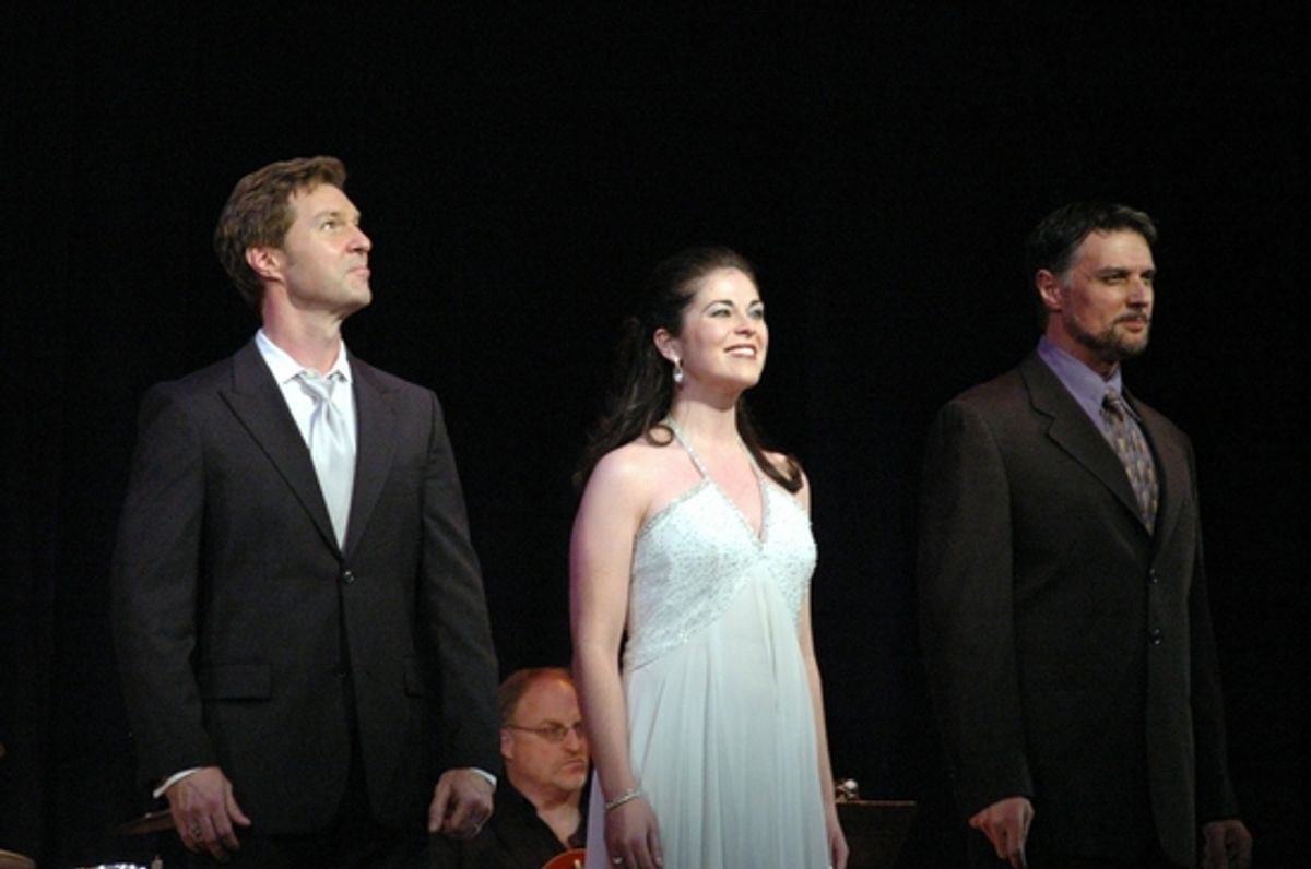 Ron Bohmer, Sarah Jane McMahon, Robert Cuccioli at 4th Annual Broadway Cabaret Festival at Town Hall: Lerner & Loewe Tribute