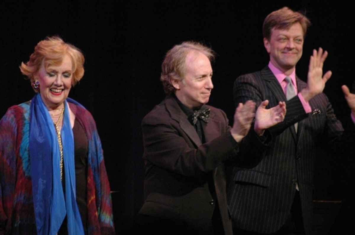 Marni Nixon, Scott Siegel, Jim Caruso

 at 