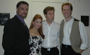 Robert Cuccioli, Lorin Latarro, Ron Bohmer and director and choreographer Jeffry Denman
@ BroadwayWorld Robert Cuccioli, Lorin Latarro, Ron Bohmer and director and choreographer Jeffry Denm Photo