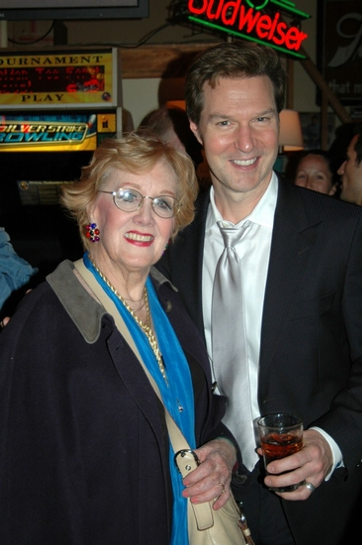 Marni Nixon and Ron Bohmer at Town Hall's Lerner & Loewe Tribute Backstage and After Party