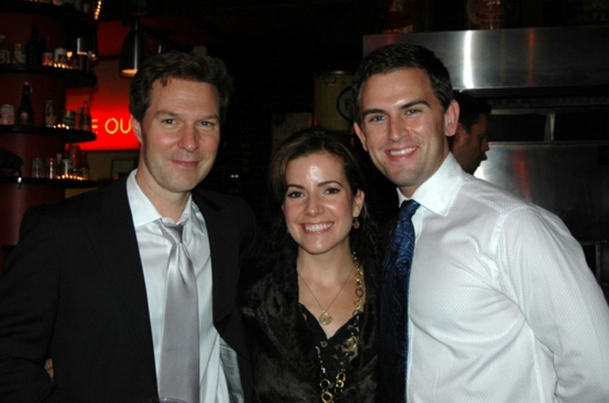 Ron Bohmer, Sandra Joseph and Daniel Reichard at 