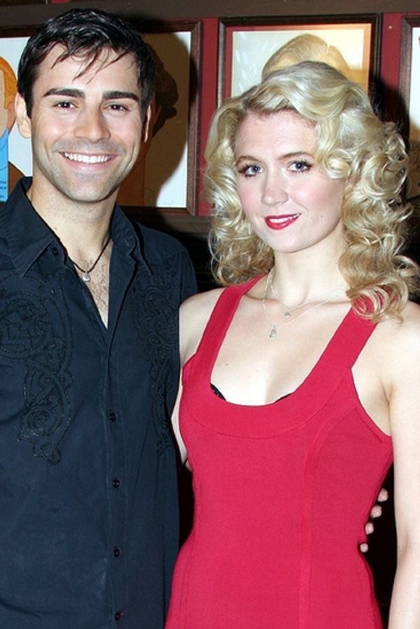 Adam Fiorentino and Scarlett Strallen Photo