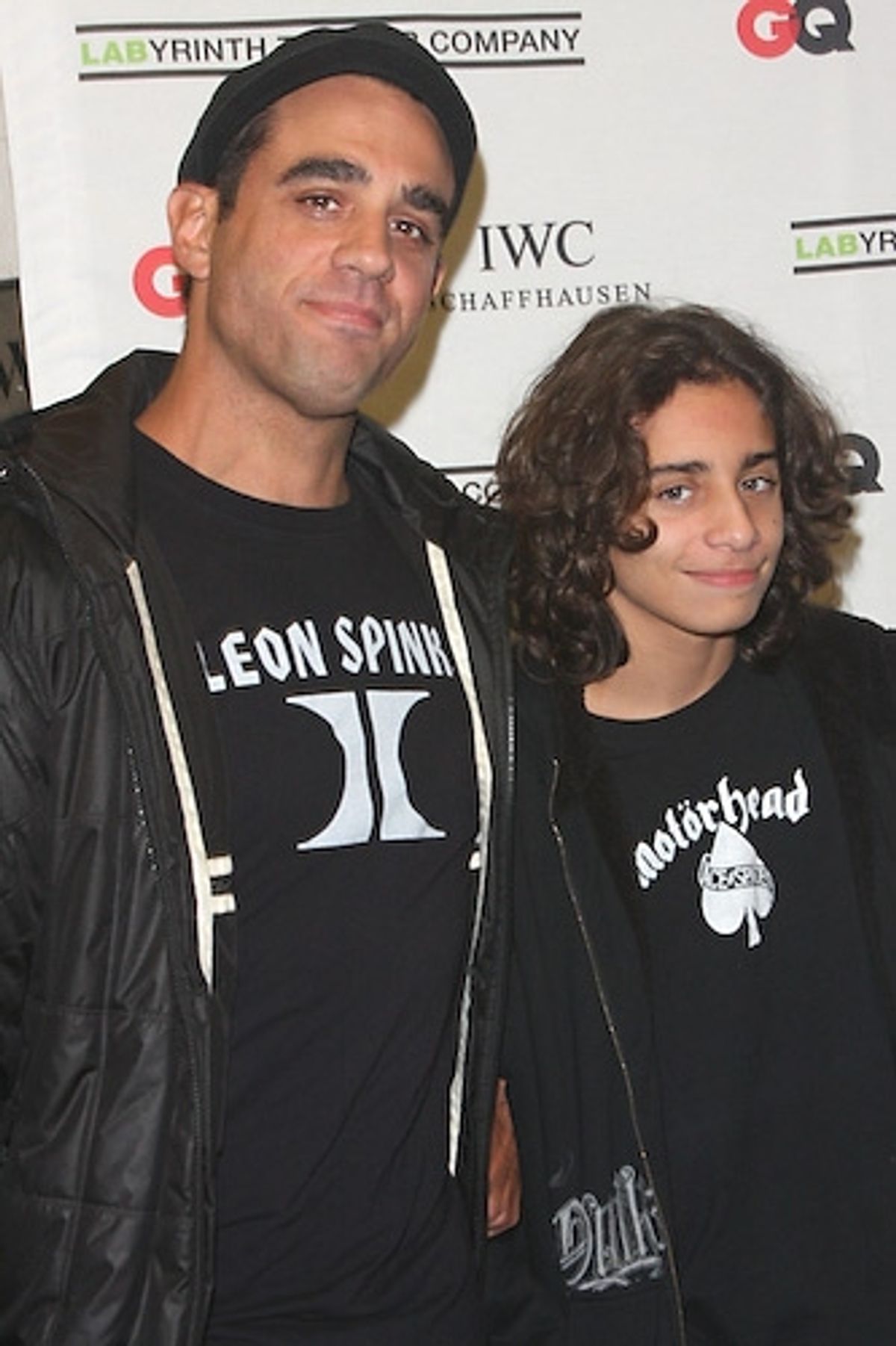 Bobby Cannavale and his son Jake at 