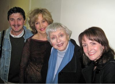 Paul Binotto, Jill Eikenberry, Celeste Holm and Betsy DiLellio Photo