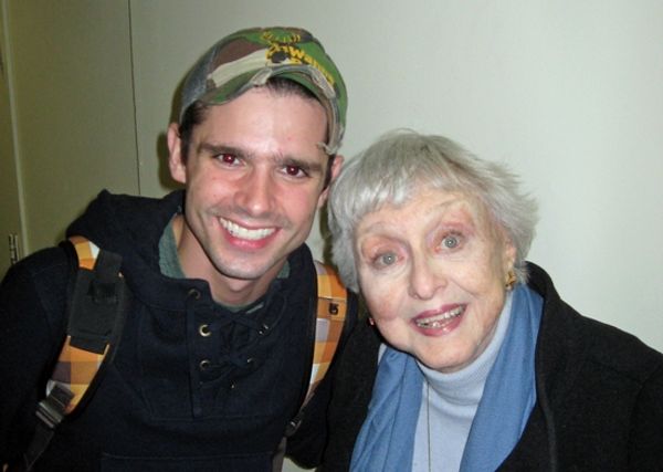 Robb Sapp and Celeste Holm Photo