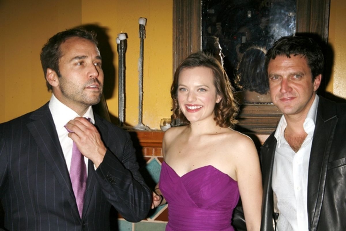 Jeremy Piven, Elisabeth Moss and Raul Esparza at 