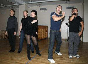 Liza Minnelli with Jim Caruso, Johnny Rodgers, Tiger Martina and Cortes Alexander @ BroadwayWorld Liza Minnelli with Jim Caruso, Johnny Rodgers, Tiger Martina and Cortes Alexander Photo